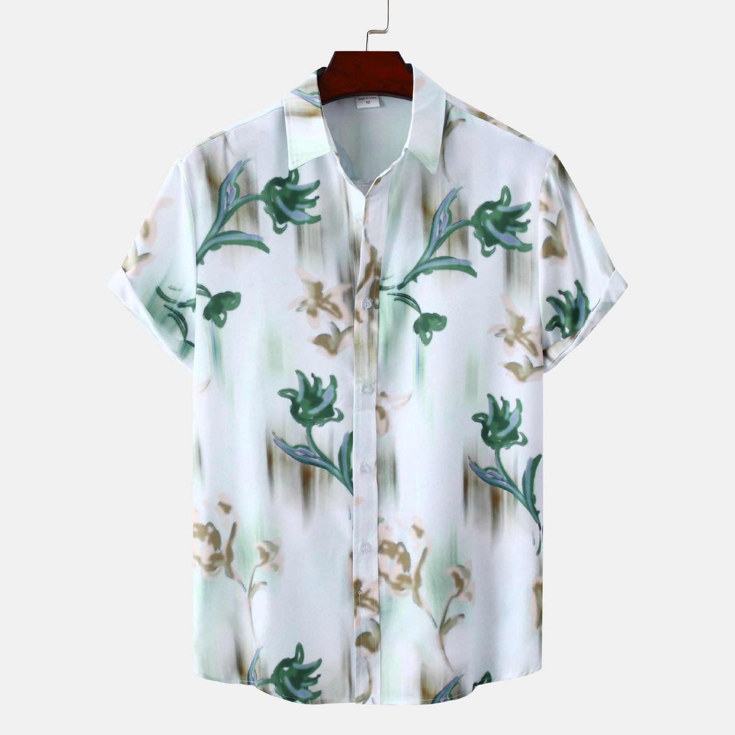 2024 New Men's Short Sleeve Hawaiian Shirt