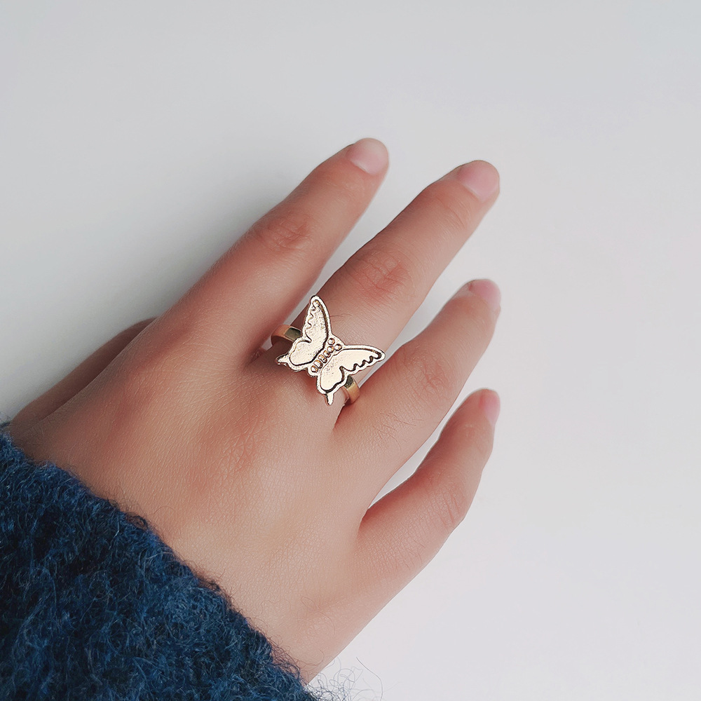 Fidget Spinner Rotatable Ring For Women