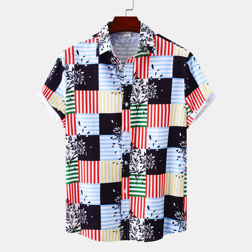 2024 New Men's Short Sleeve Hawaiian Shirt