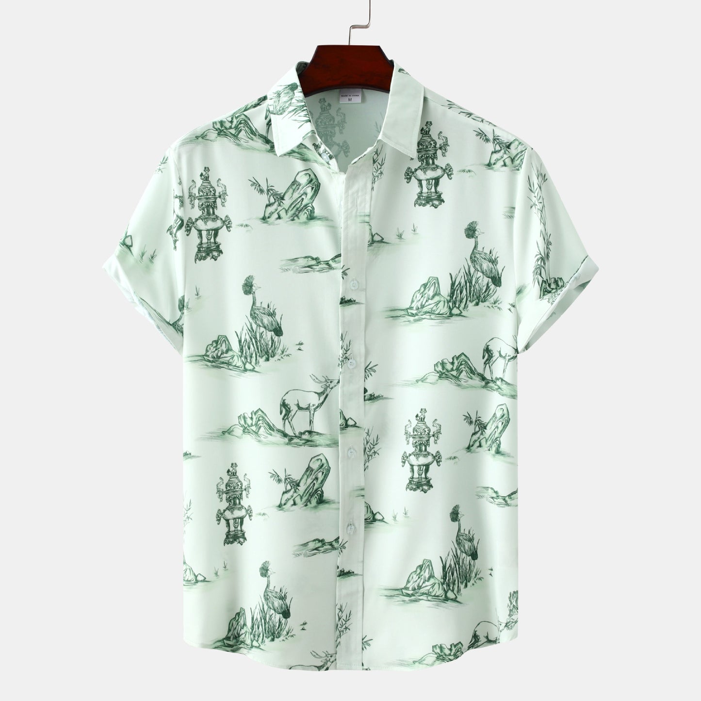 2024 New Men's Short Sleeve Hawaiian Shirt
