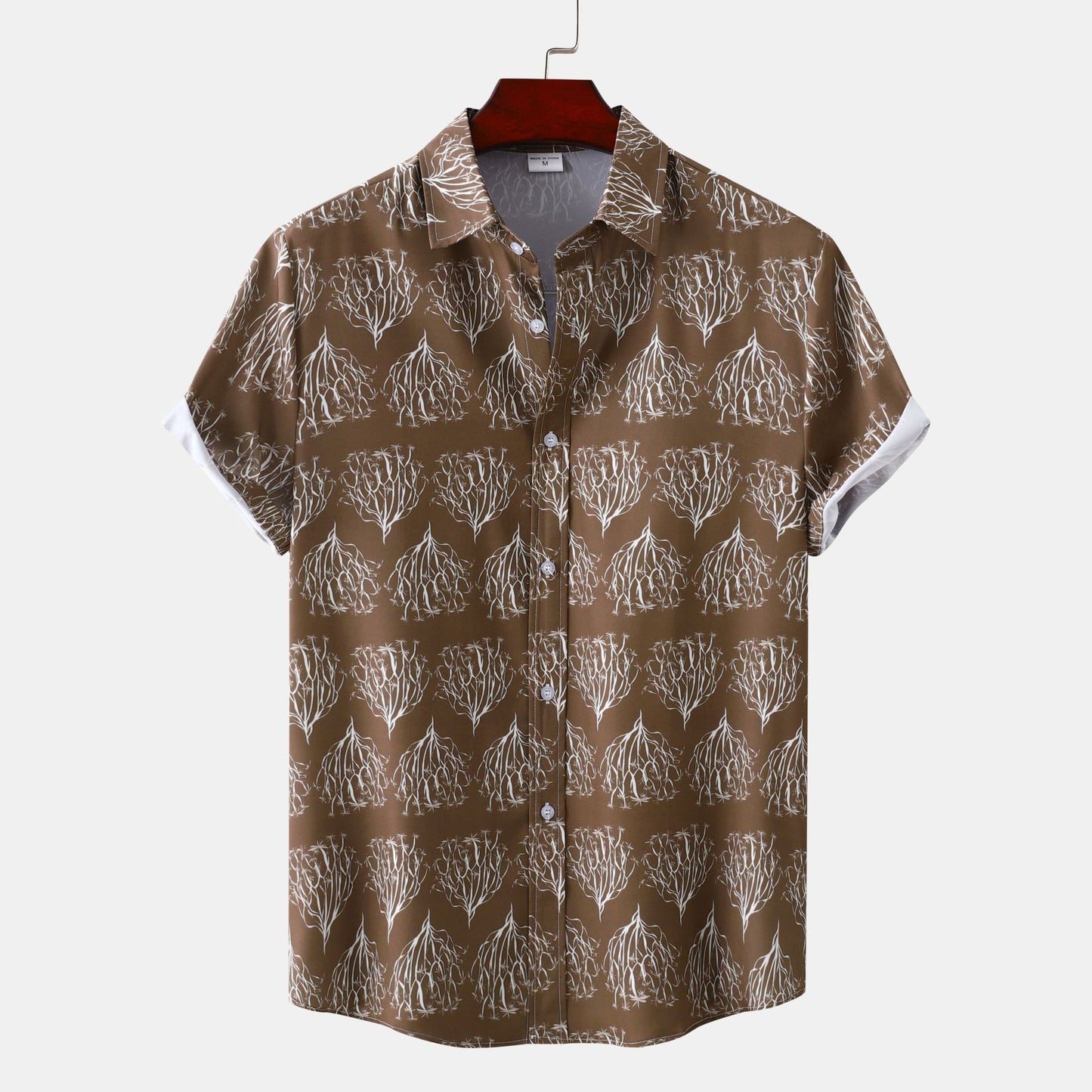 2024 New Men's Short Sleeve Hawaiian Shirt