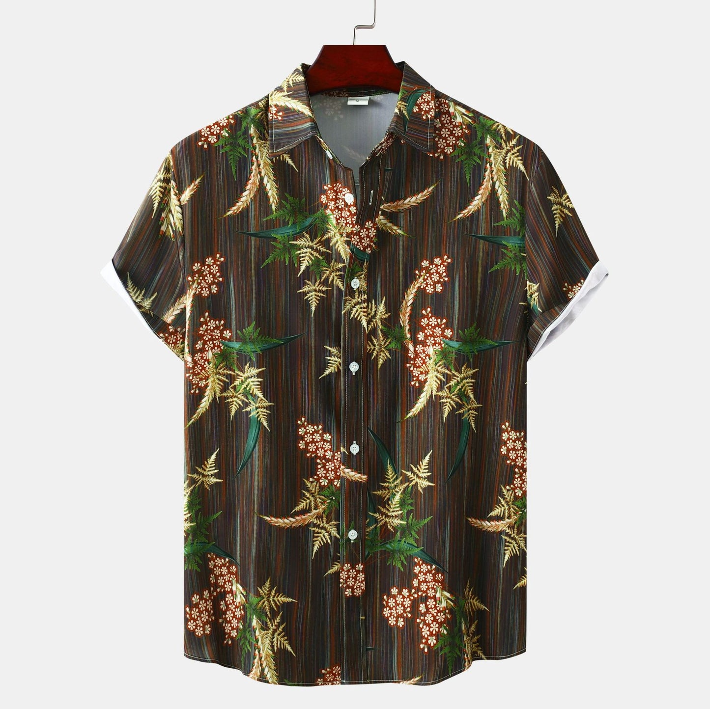 2024 New Men's Short Sleeve Hawaiian Shirt