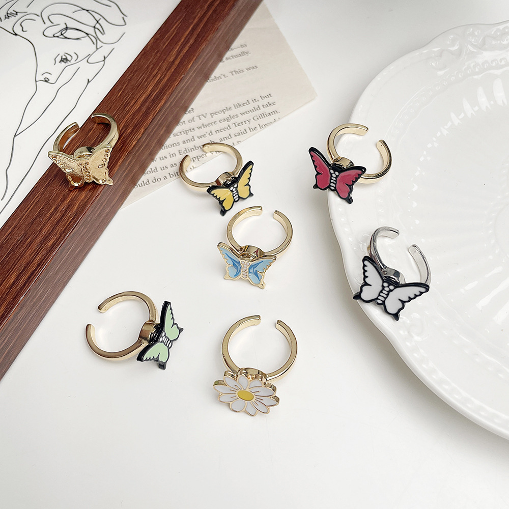 Fidget Spinner Rotatable Ring For Women